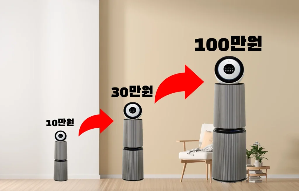 공기청정기 교체 과정